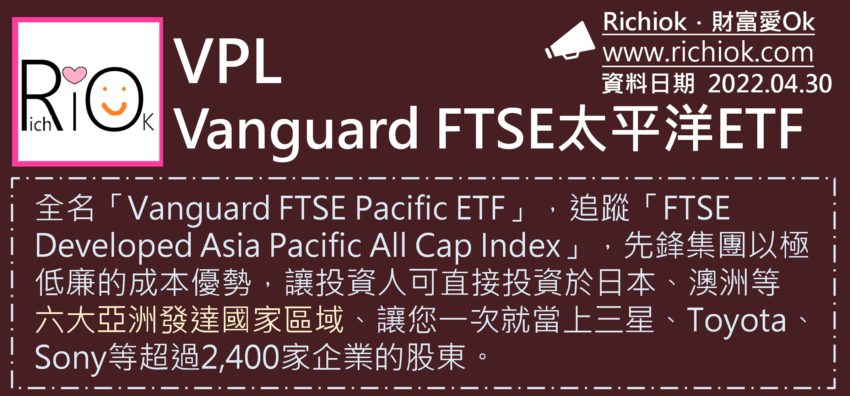 VPL-Vanguard FTSE太平洋ETF
